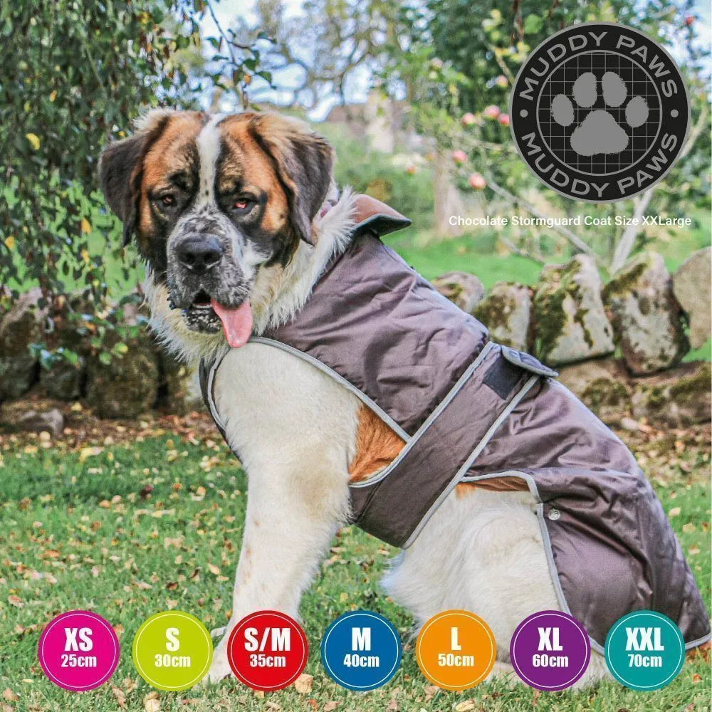 Ancol 30cm Chocolate Stormguard Dog Coat - X-Small