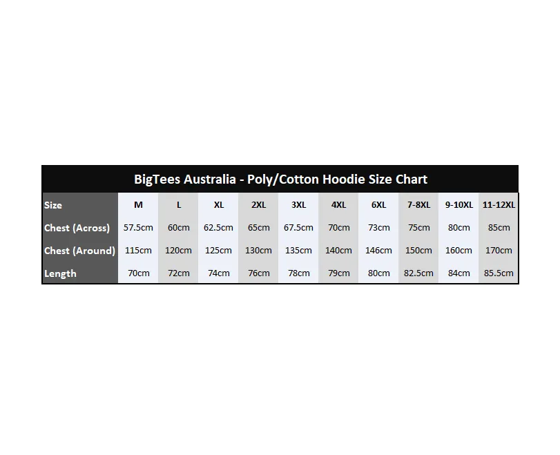 Australia In Map Shape Hoodie (Black)