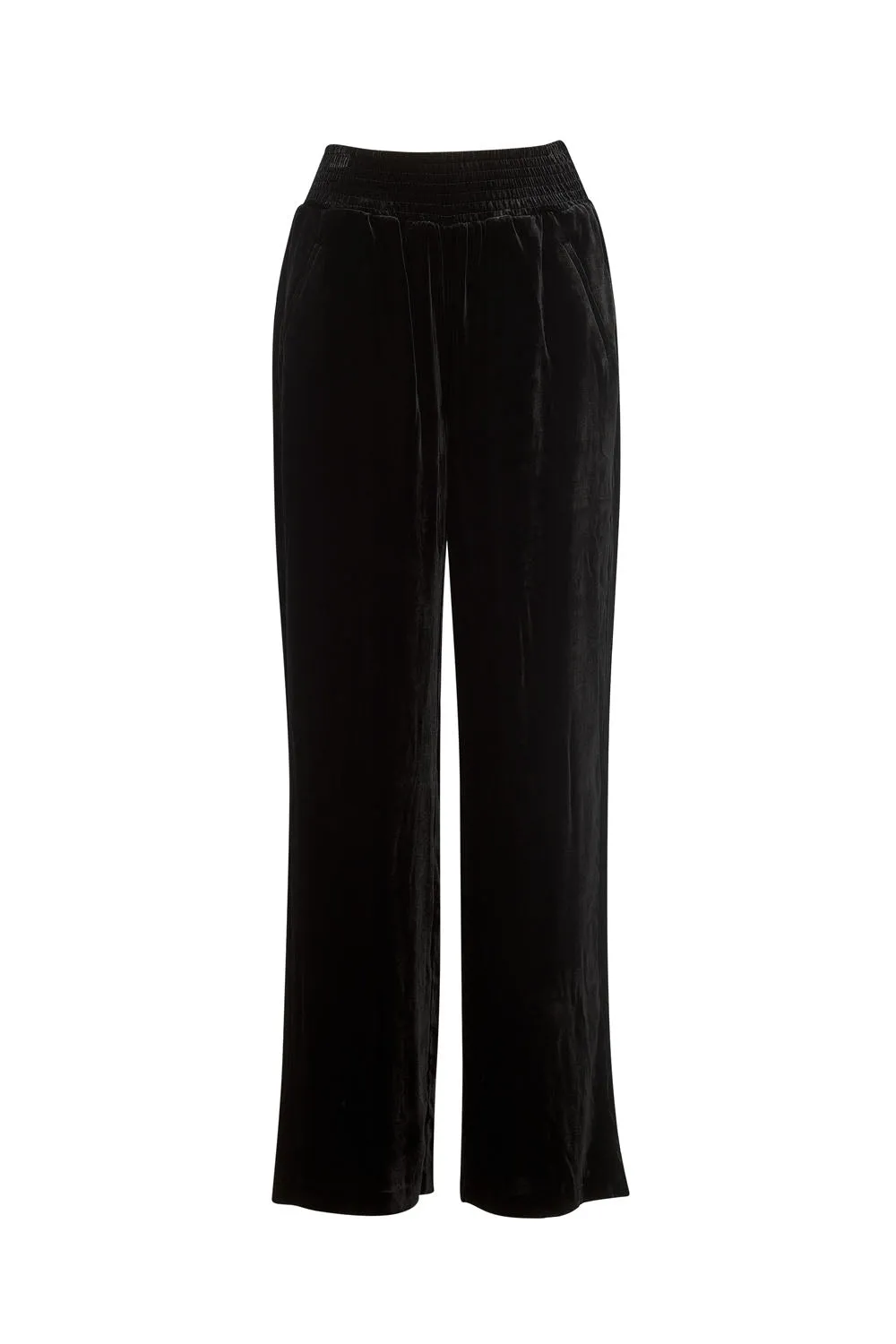 Beatrix Silk Velvet Pants