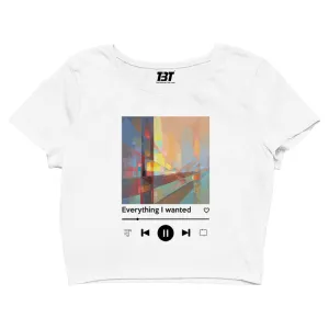 Billie Eilish Crop Top - Everything I Wanted