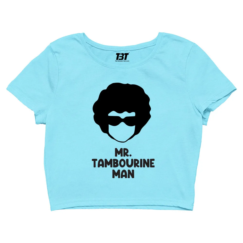 Bob Dylan Crop Top - Mr. Tambourine Man