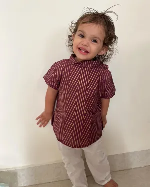 Boy's Short Kurta - Klingaru