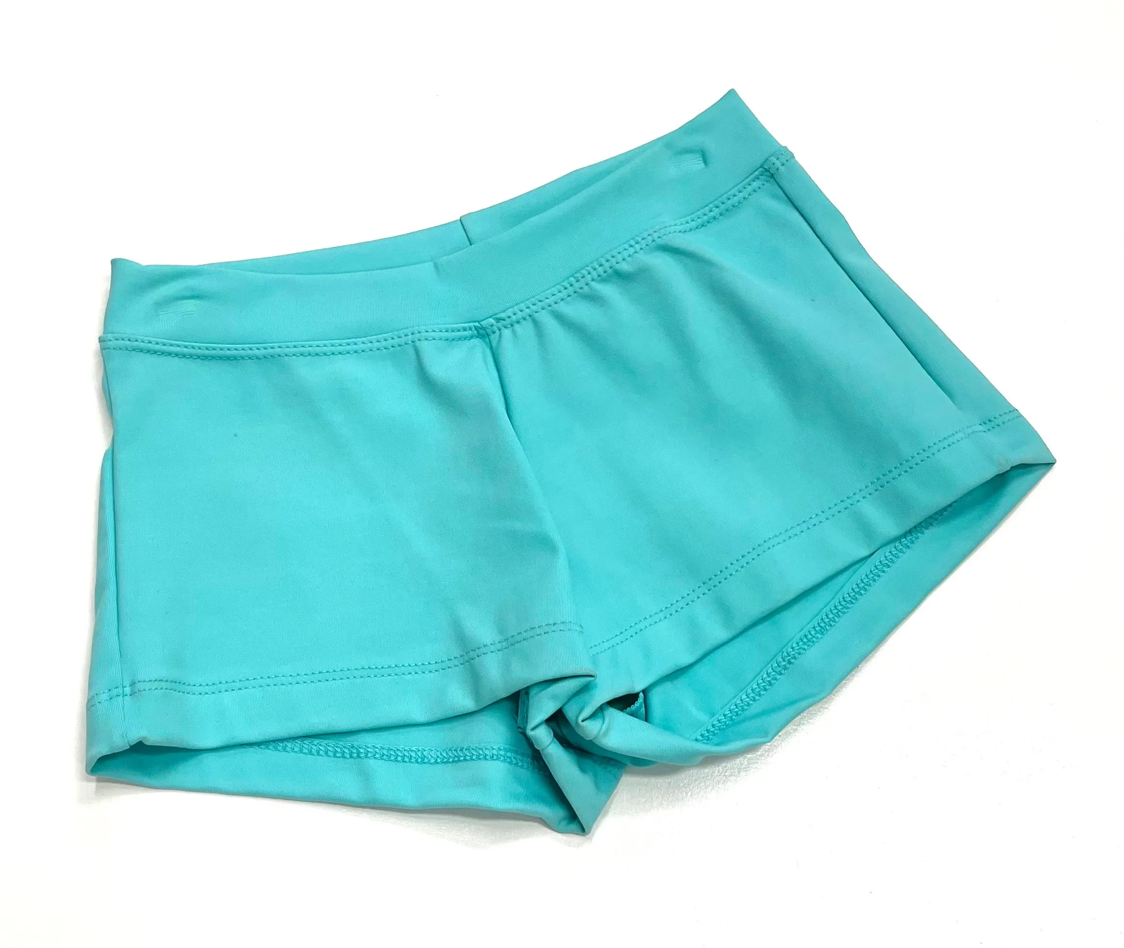 Capezio Boycut Hot Pant - aqua