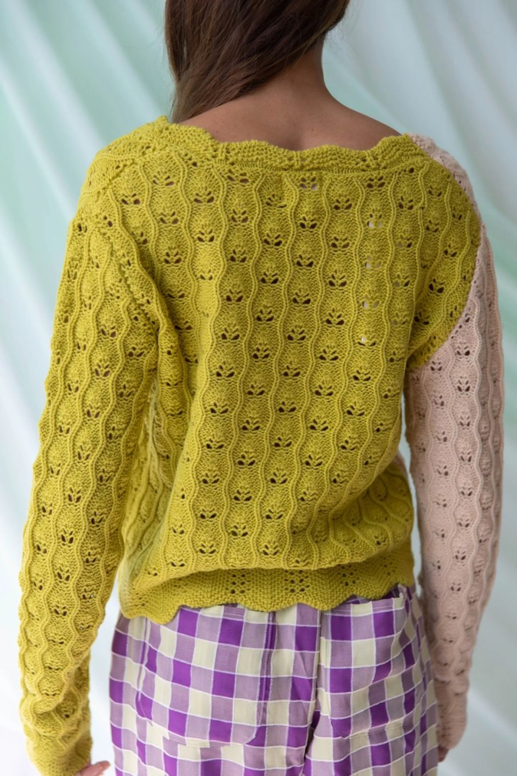 Chartreuse Beige Lumi Cardigan