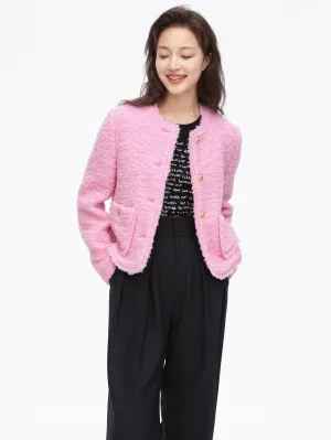 Circular Wool Small Fragrant Wind Coat