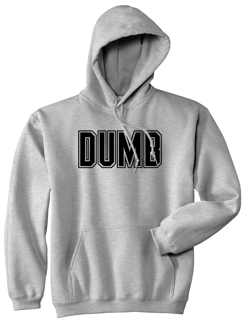 Dumb Funny College Mens Pullover Hoodie