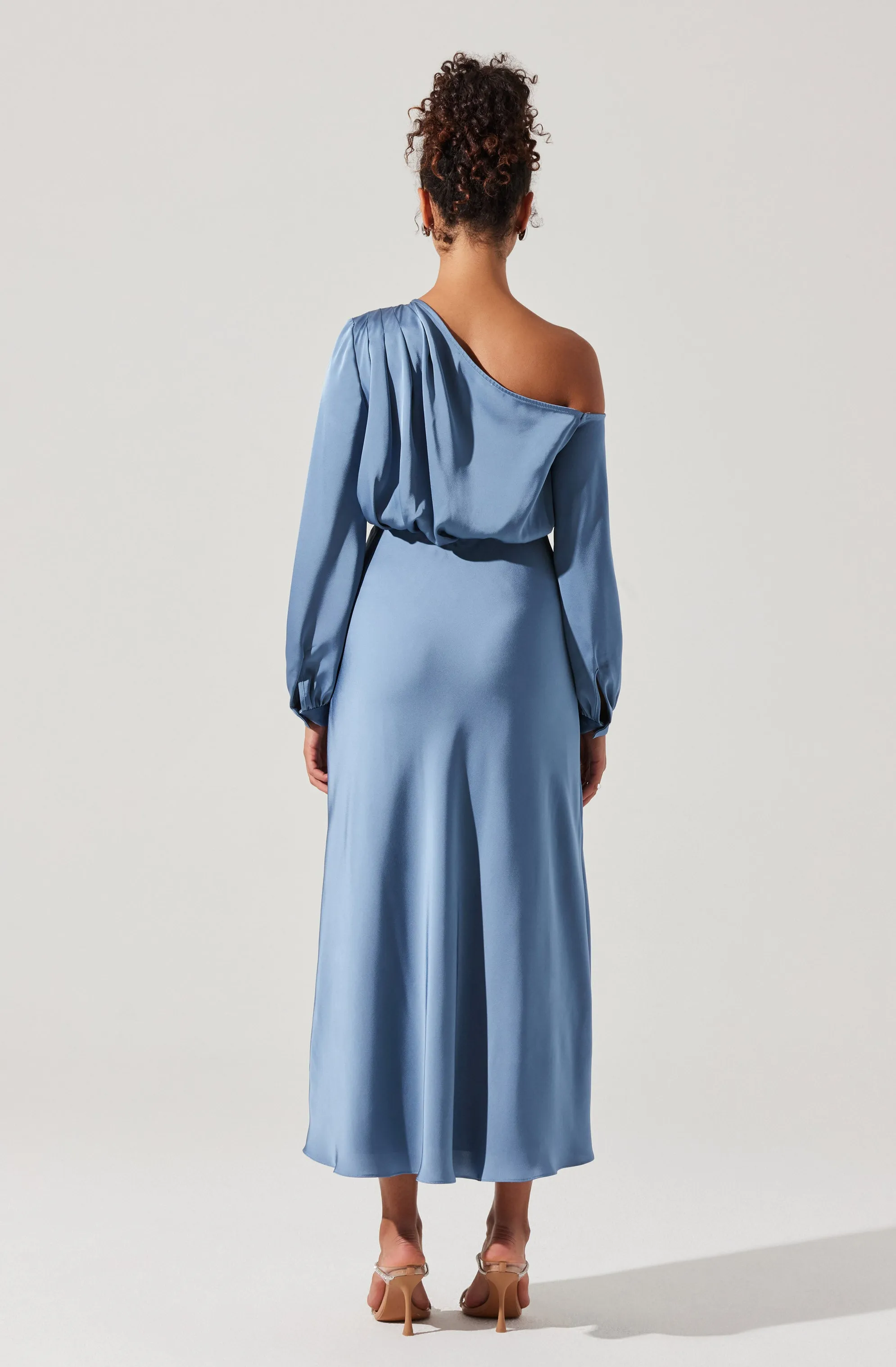 Elwood Satin Off Shoulder Dress