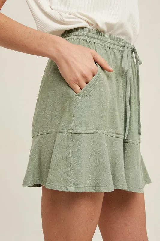 Hello Beautiful Skirt - Sage