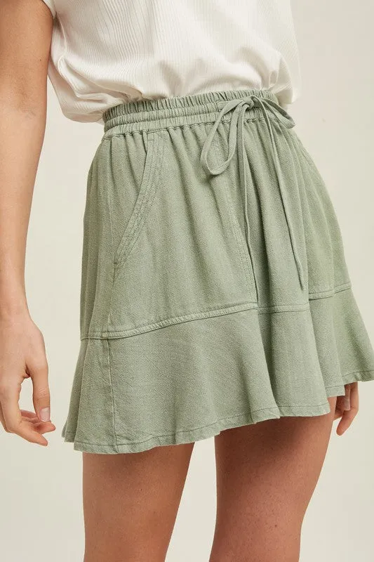 Hello Beautiful Skirt - Sage