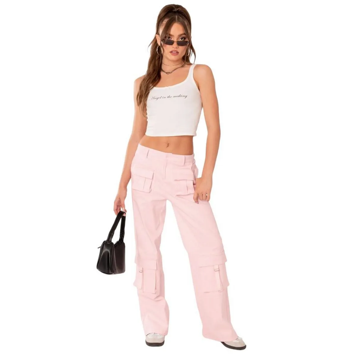 Joan Women's Low Rise Cargo Pants Edited