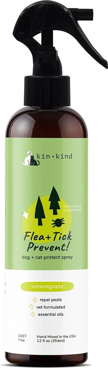 Kin   Kind Flea & Tick Spray 12 oz.