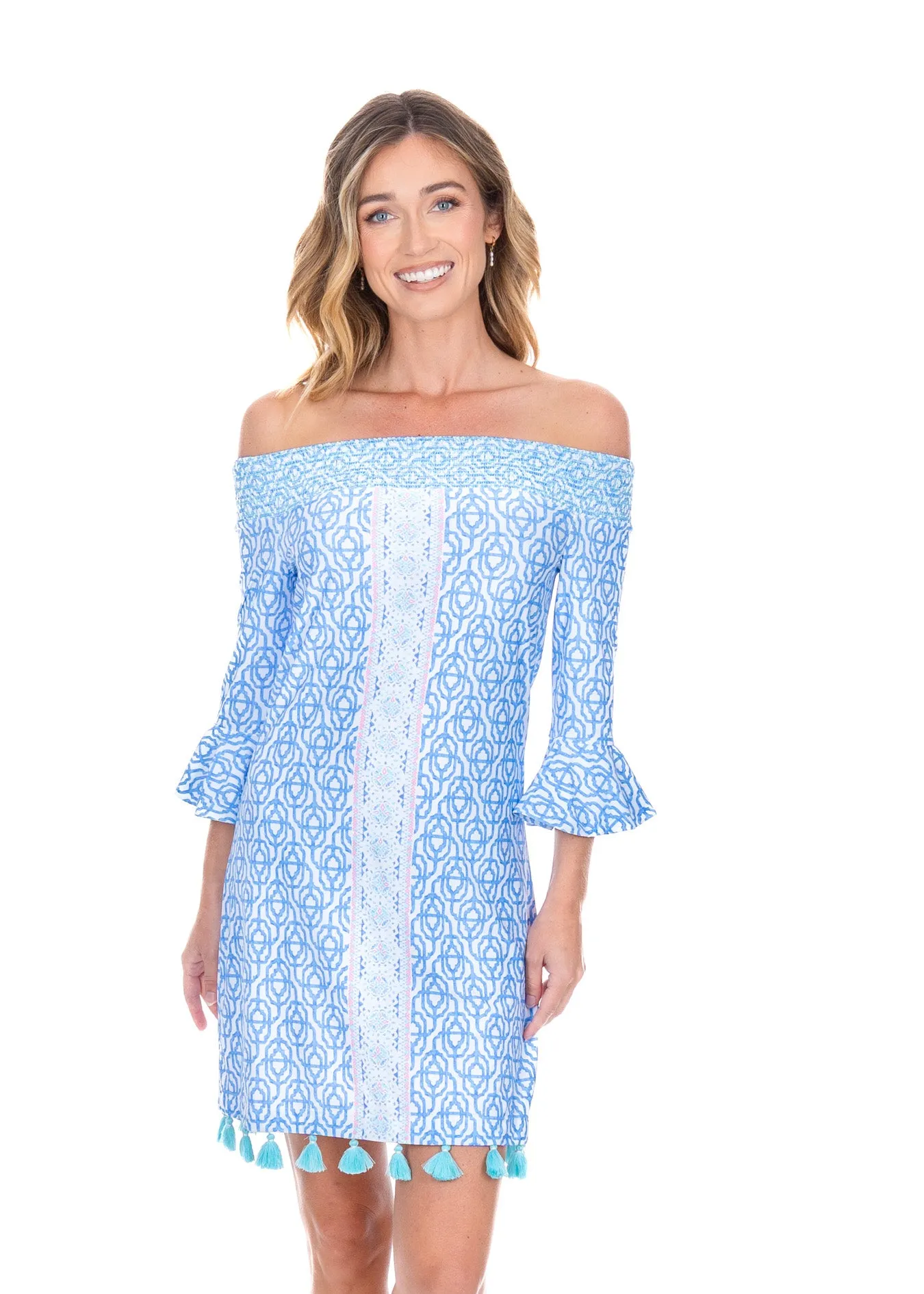 Lake Como Off the Shoulder Dress