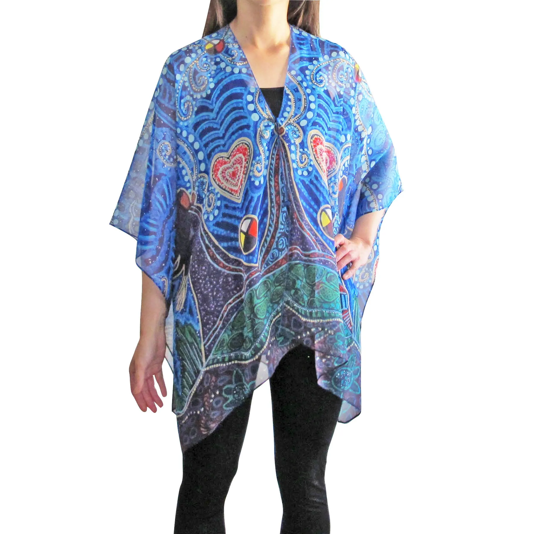 Leah Dorion Breath of Life Kimono Scarf