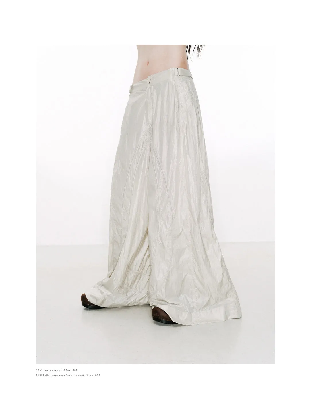 Loose Silhouette Wide Leg Pants