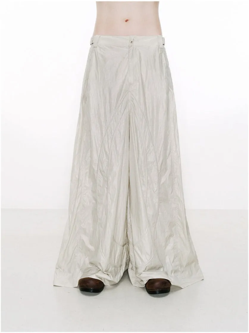 Loose Silhouette Wide Leg Pants