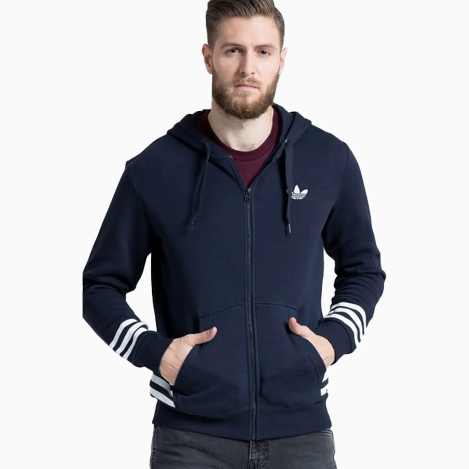 Men's Street Graphic Zip Up Hoodie