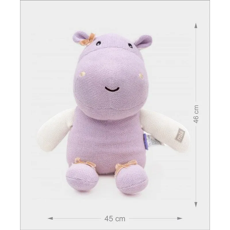 Mia Knitted Soft Toy- Purple