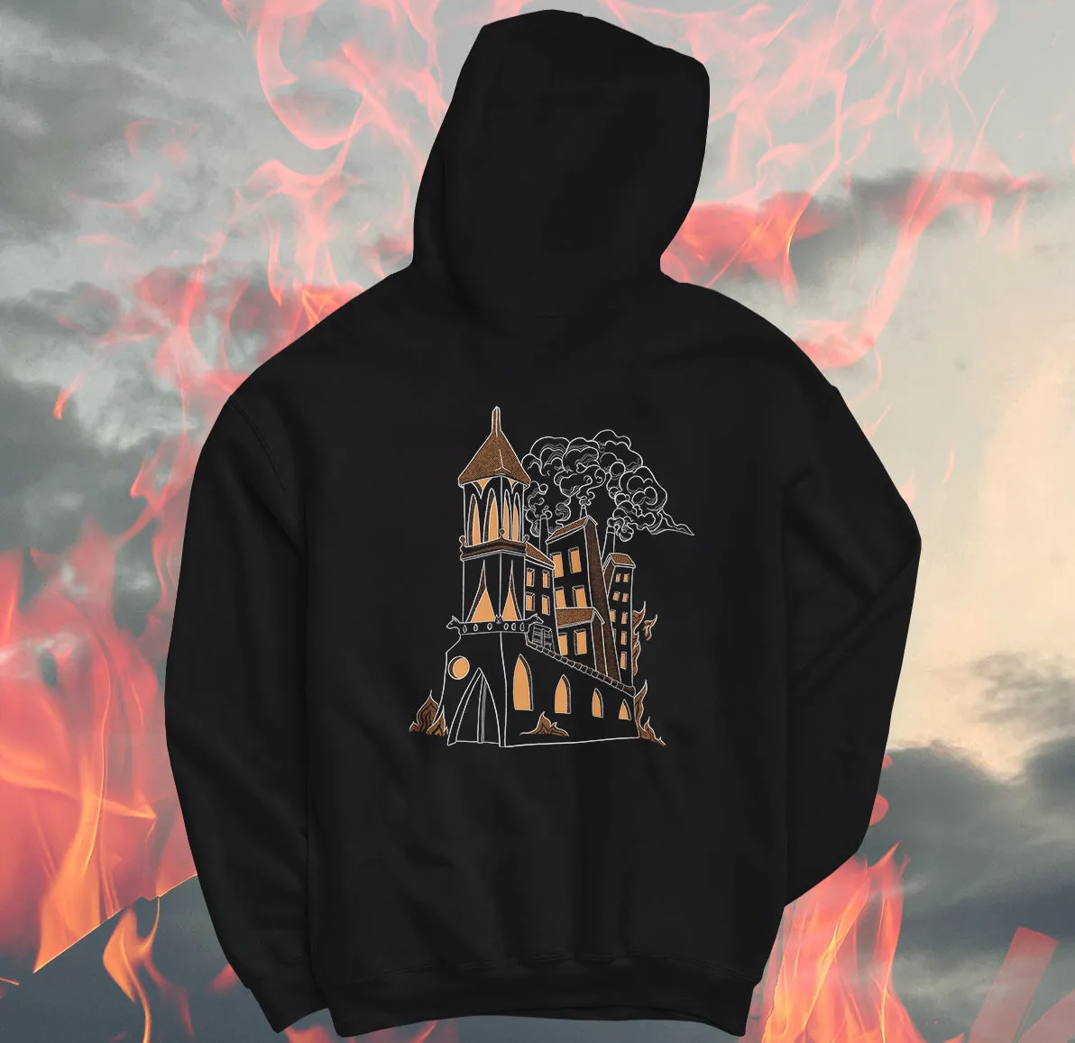 Möth "Old Town" - Black Hoodie