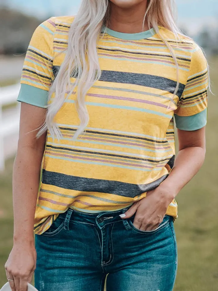 Nautical Stripes Sporty Top