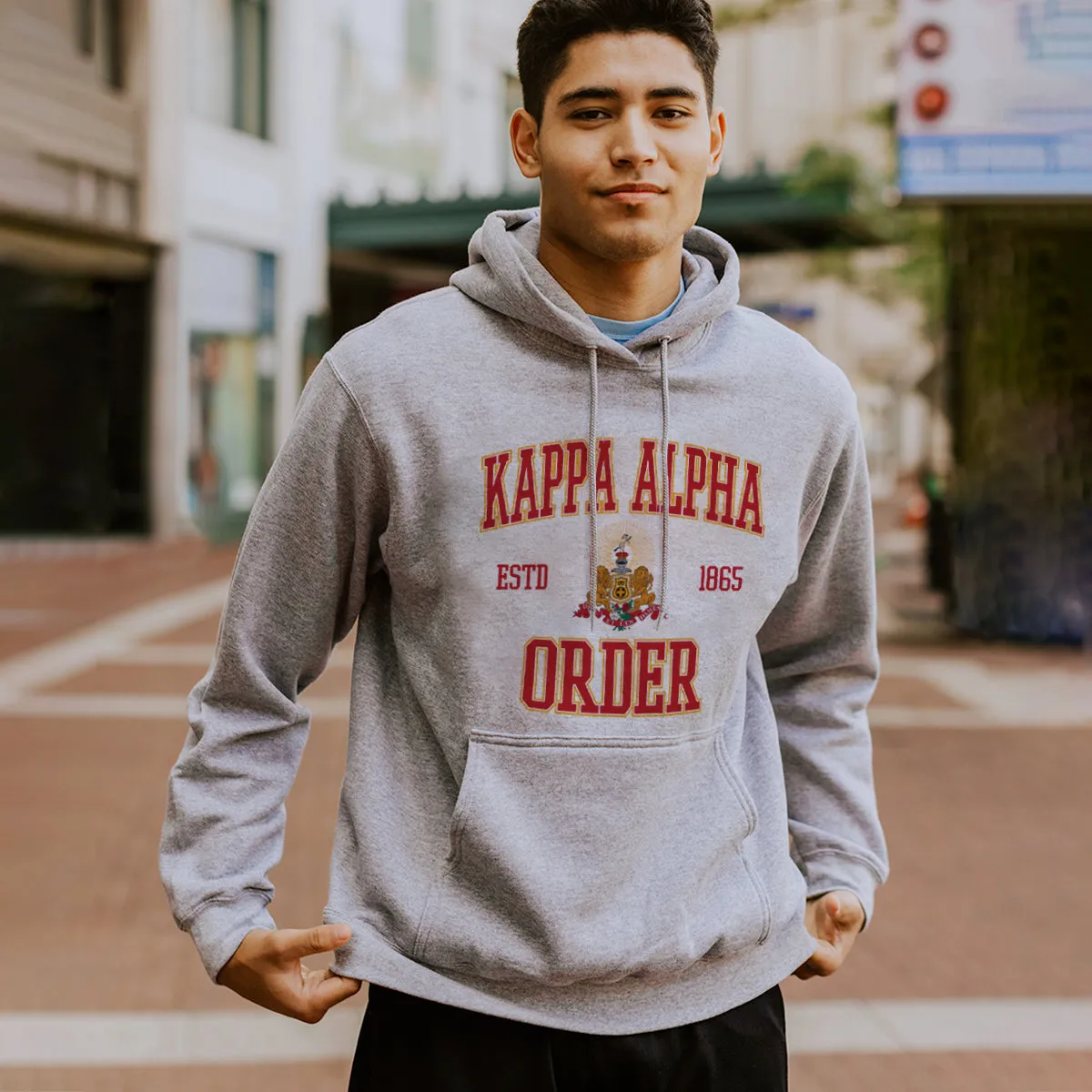 New! Kappa Alpha Classic Crest Hoodie