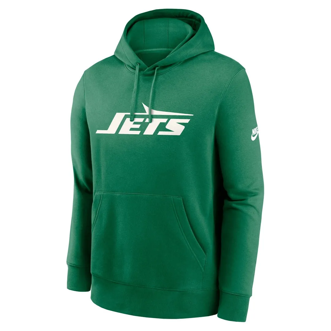 Nike Men's NFL New York Jets Rewind Club Logo Hoodie