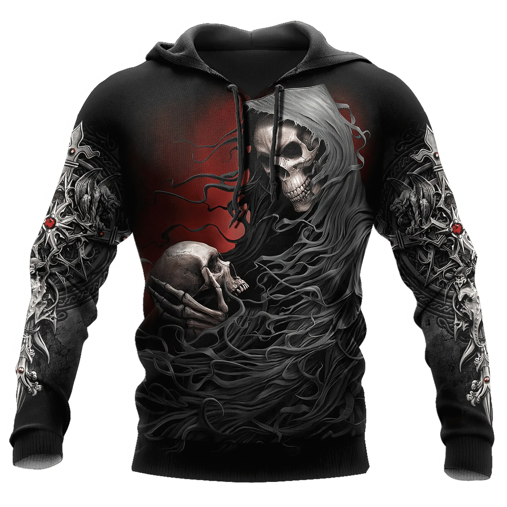 No Hear, No Speak, No See Skulls Hoodie For Men And Women