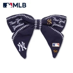 NY YANKEES LELE SADOUGHI / MLB NAVY BOW BARRETTE