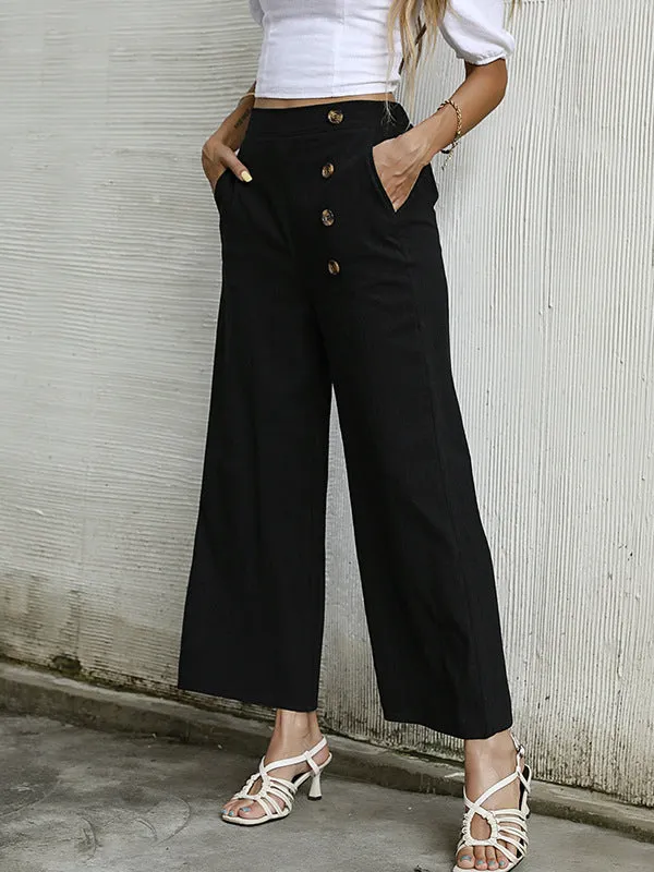 Original Simple Casual Loose Solid Color Pants