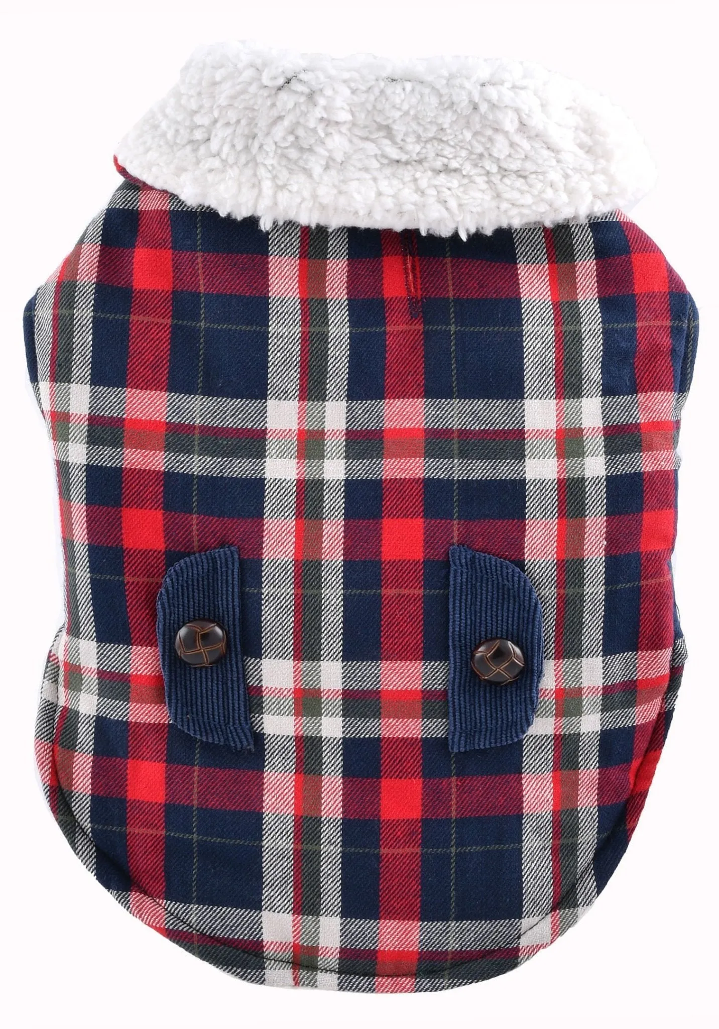 Plaid Walking Dog Coat