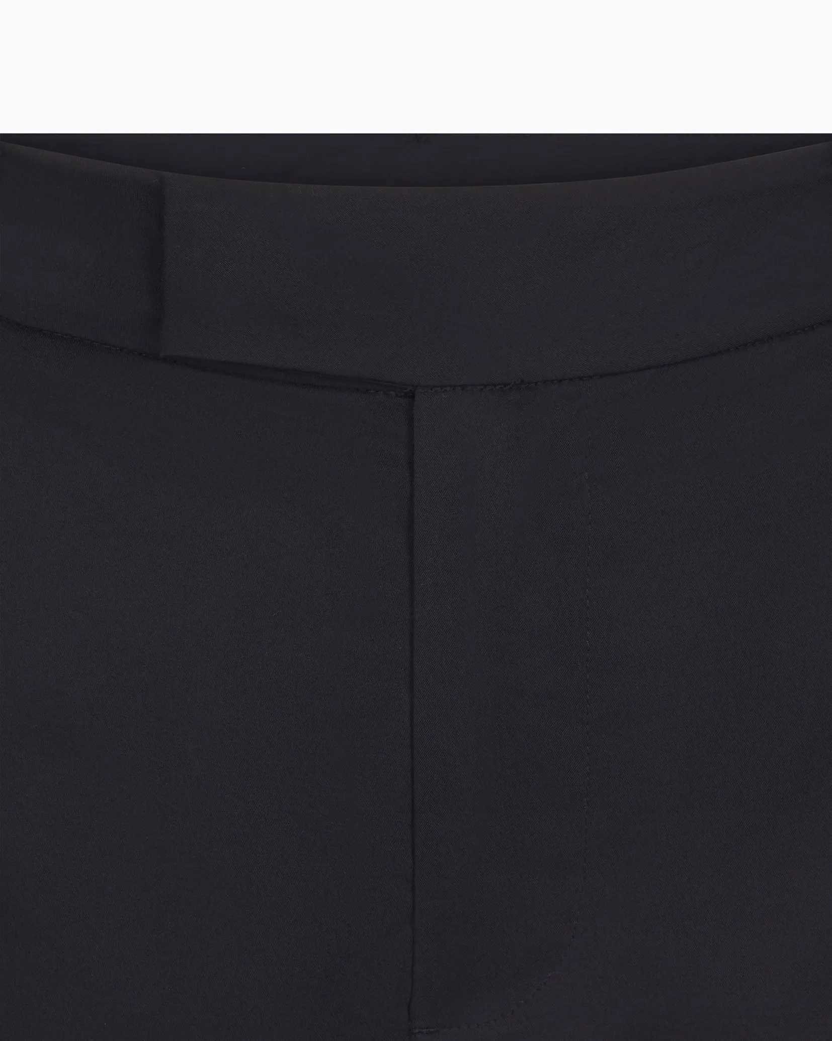 Poplin Low Rise Trouser | Black