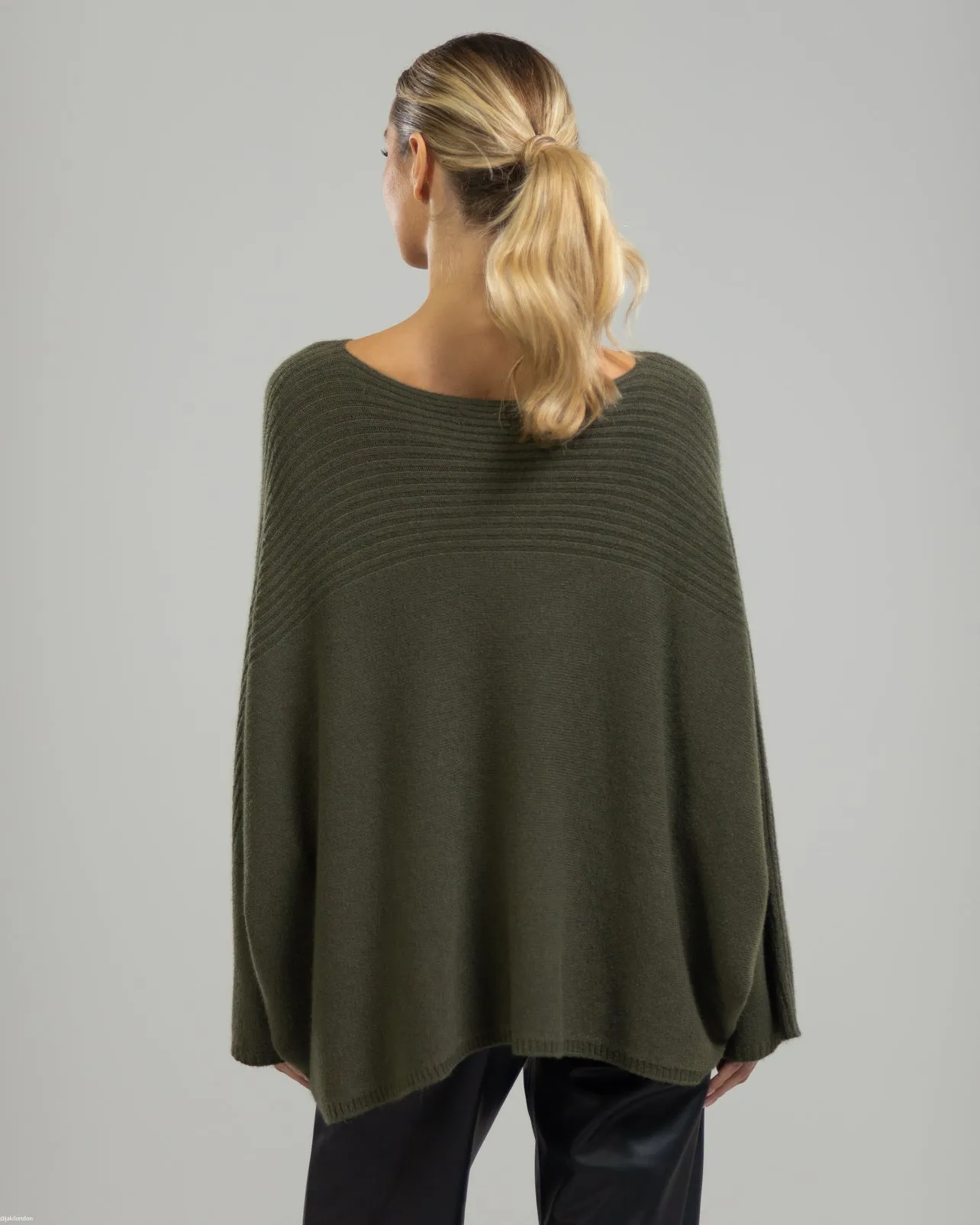 Ribbed Sweater | Khaki