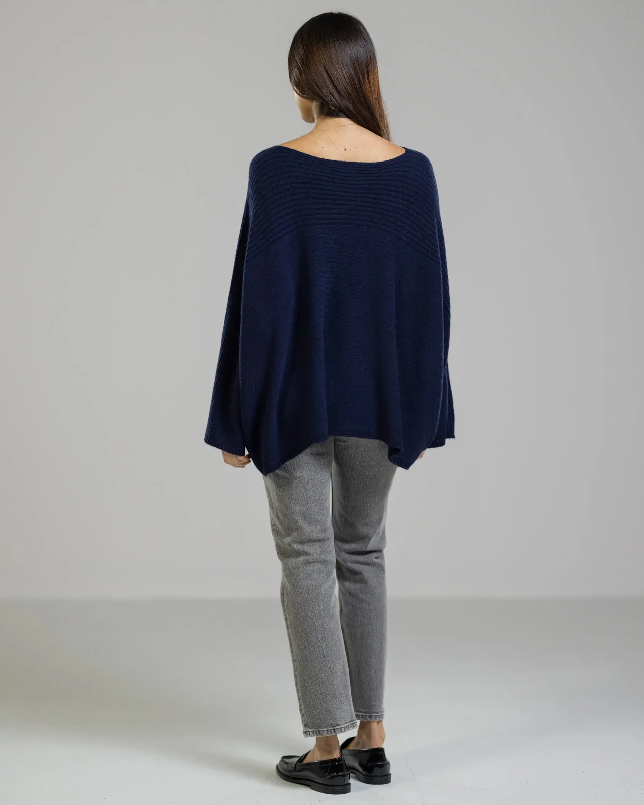 Ribbed Sweater | Navy