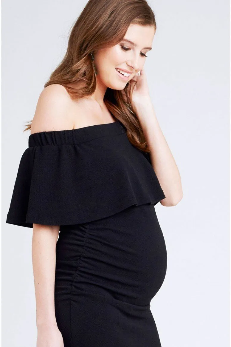 Ripe Soiree off Shoulder Dress in Cavair