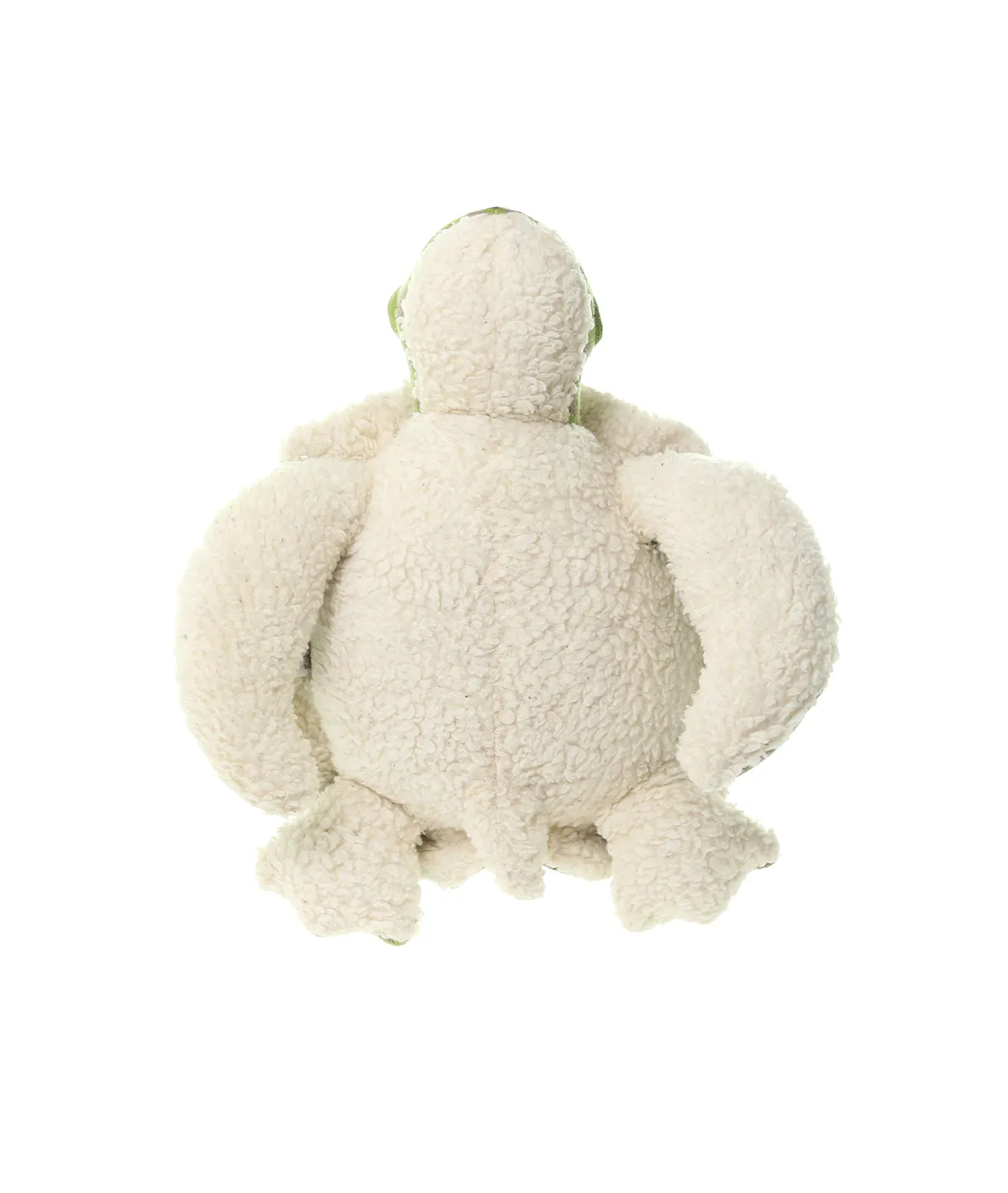 Shelly Tortoise Cotton Knitted Stuffed Soft Toy (Dove Beige & Medium Green)