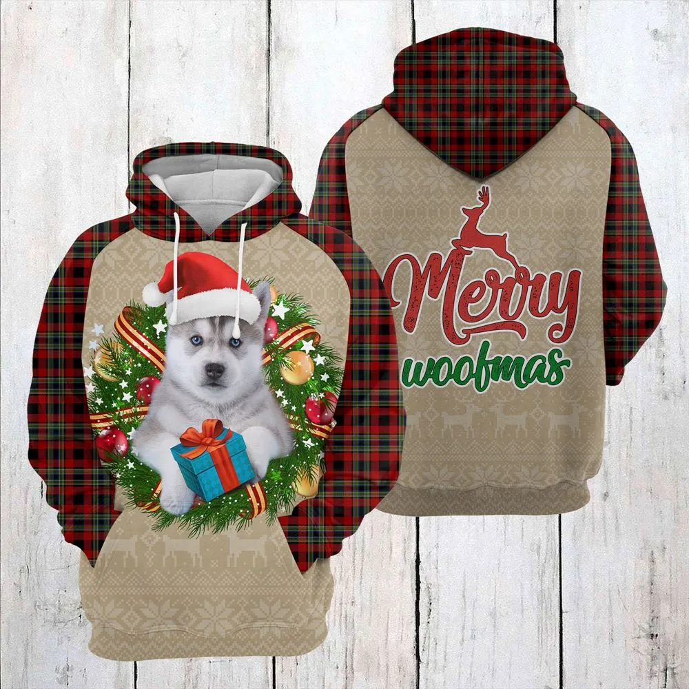 Siberian Husky Christmas Awesome All Over Print 3D Hoodie For Men And Women, Best Gift For Dog lovers, Best Outfit Christmas