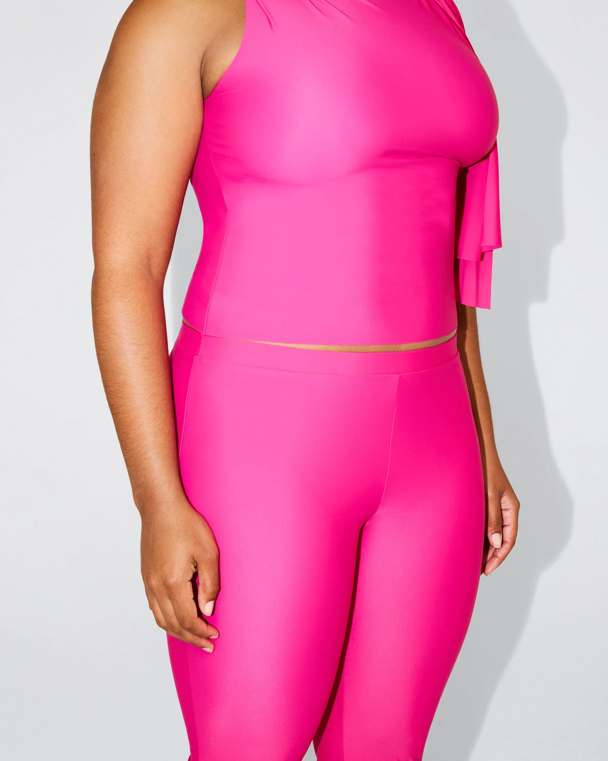 Sleek Stretch Low Rise Pant | Fuchsia