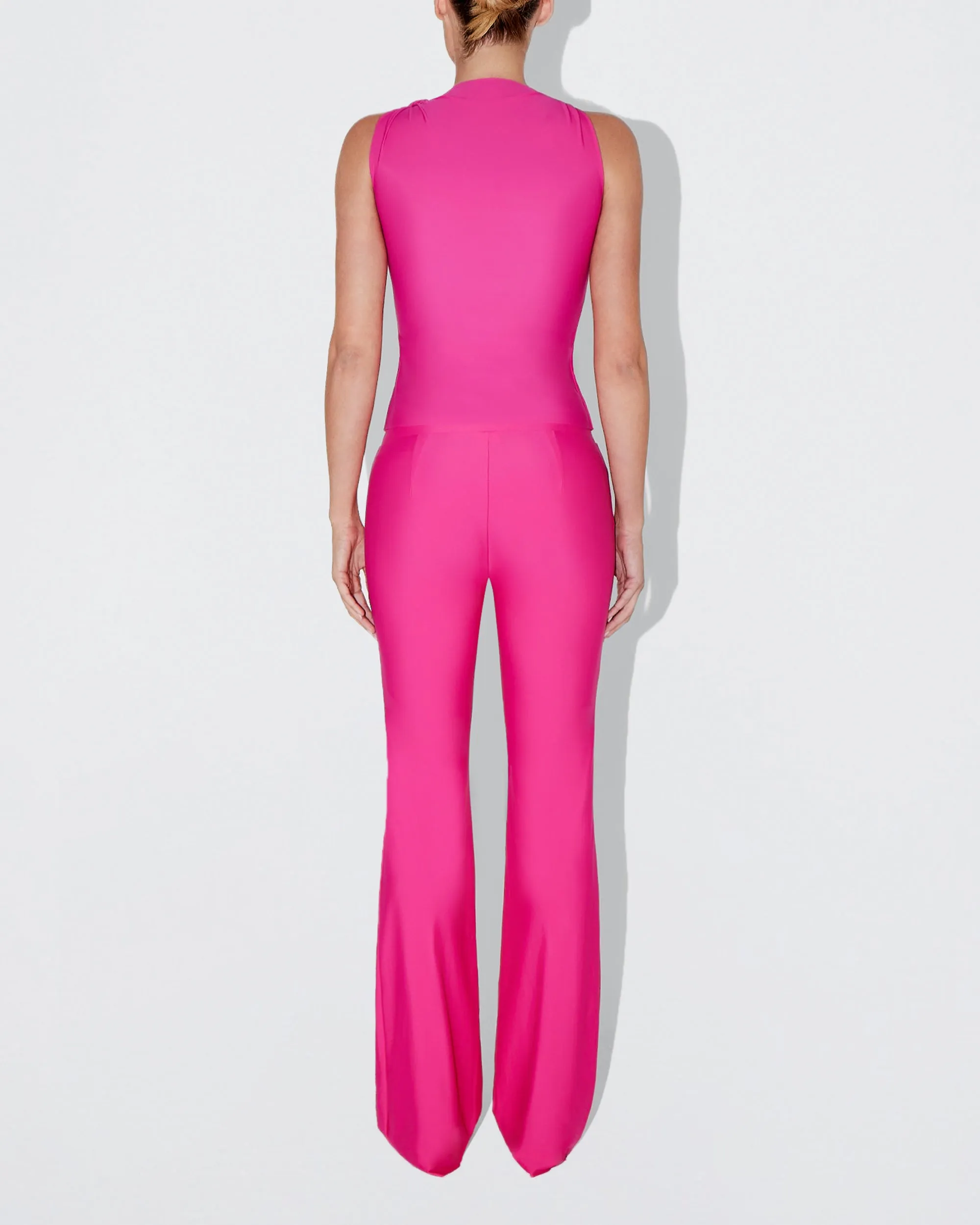 Sleek Stretch Low Rise Pant | Fuchsia