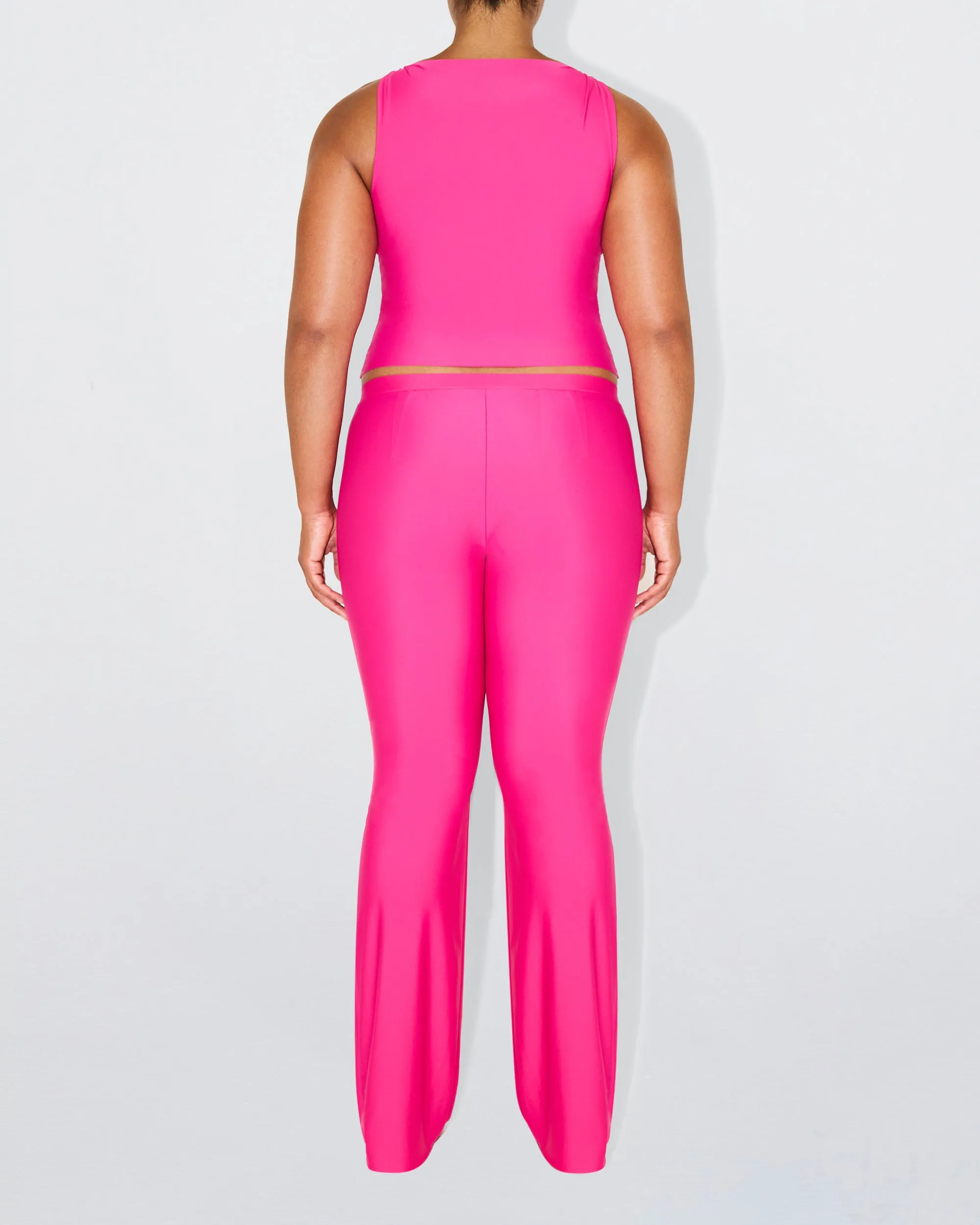 Sleek Stretch Low Rise Pant | Fuchsia