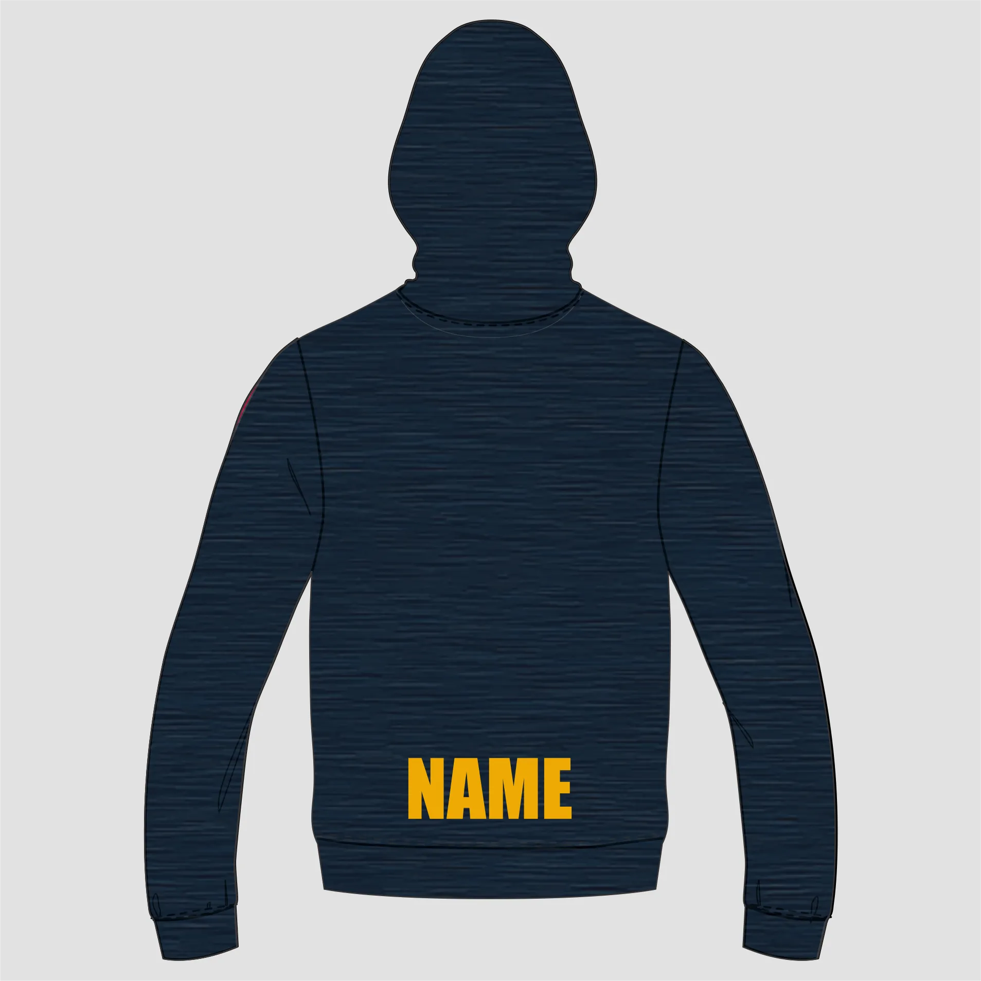 SSSA AUSTRALIAN FOOTBALL (FOOTY) NAME ON EVENT HOODIE