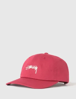 Stussy Smooth Stock Low Cap - Red