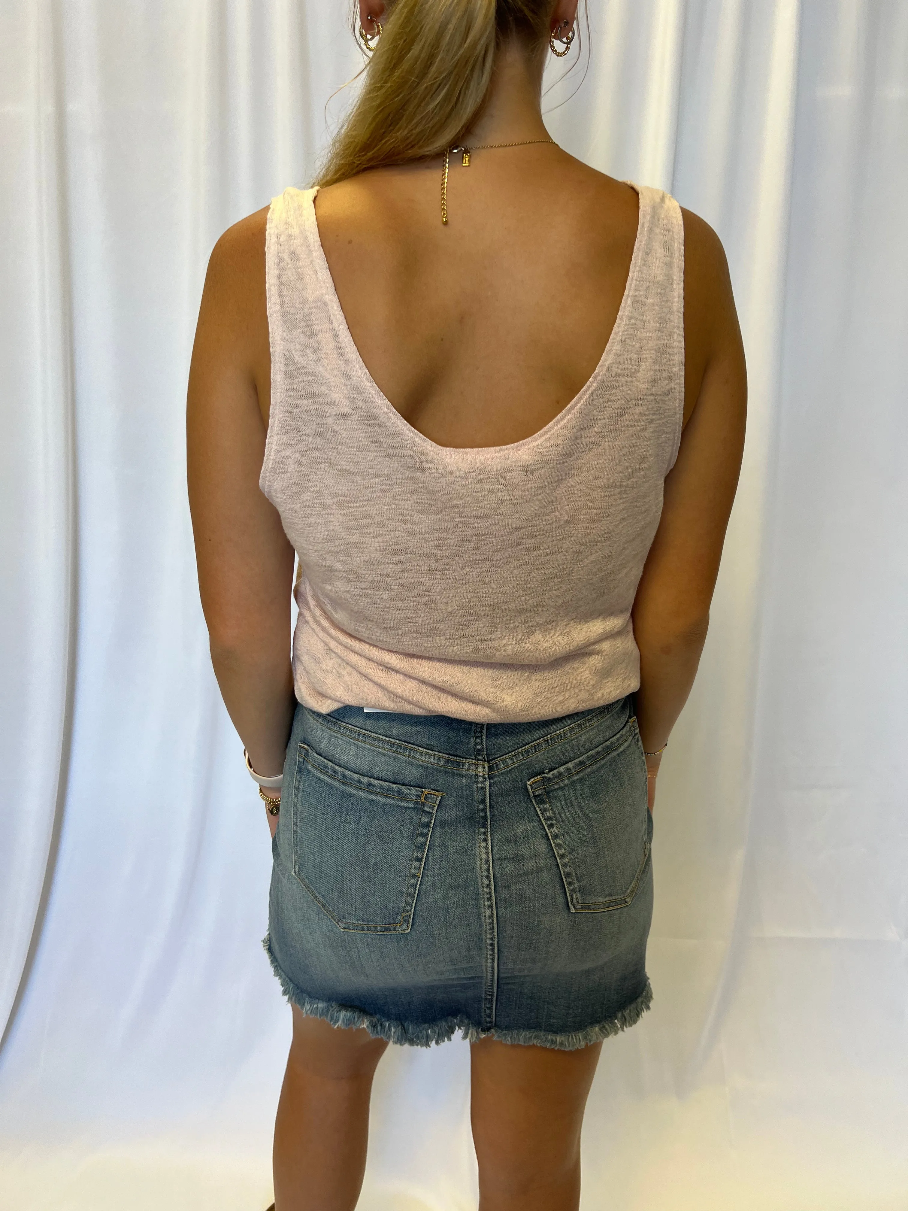 This is Awesome Jean Skirt - Medium