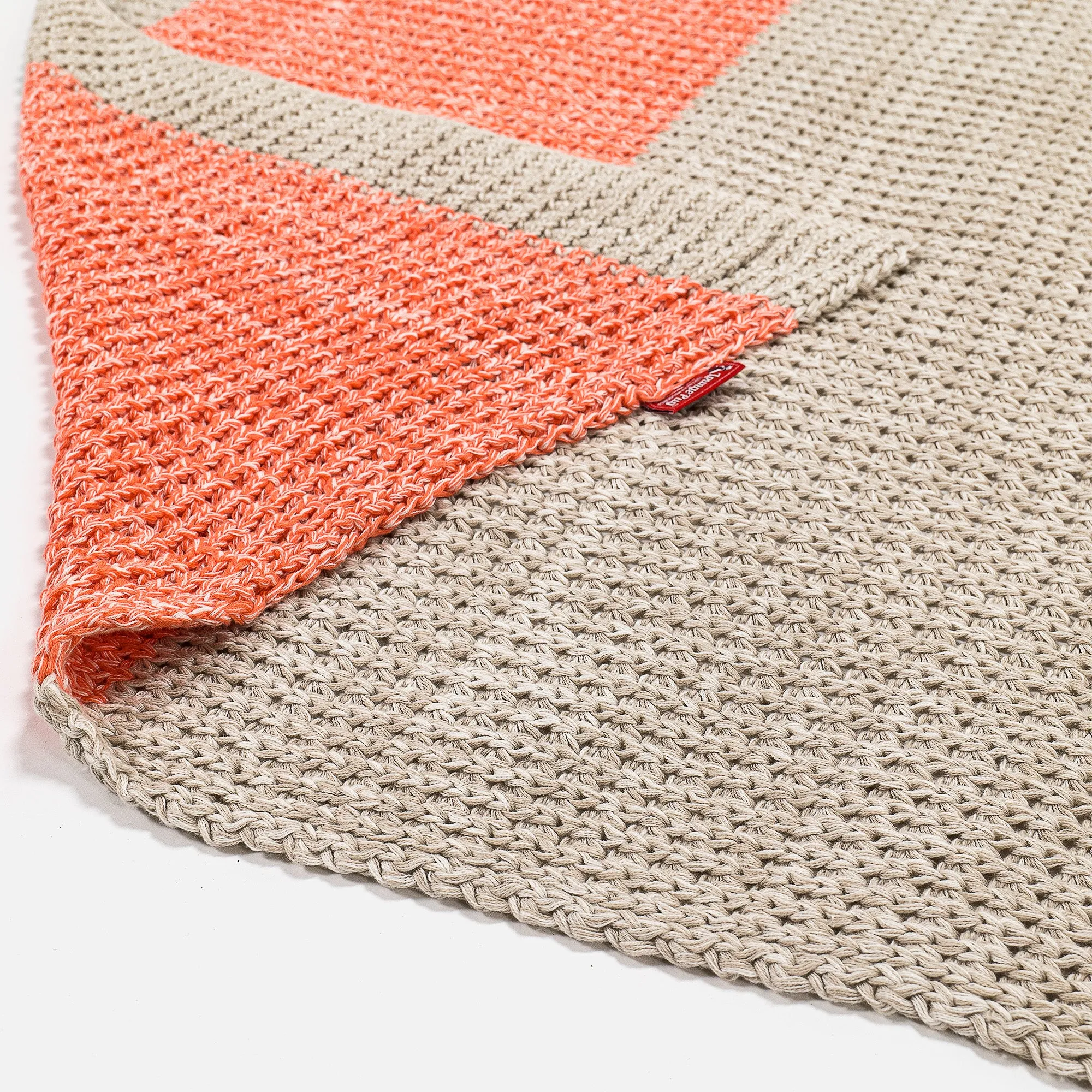 Throw / Blanket - Knitted Chester Pink