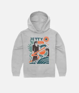 Tot Toucan Hoodie - Heather Grey