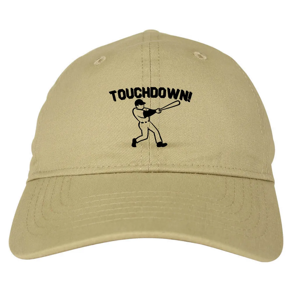 Touchdown Baseball Meme Mens Dad Hat