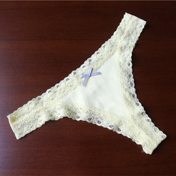 Voplidia Full Cotton Underwear Women 2017 Sexy Panties Thongs And G Strings Female Sexy Lace National T Back Lingerie PM003