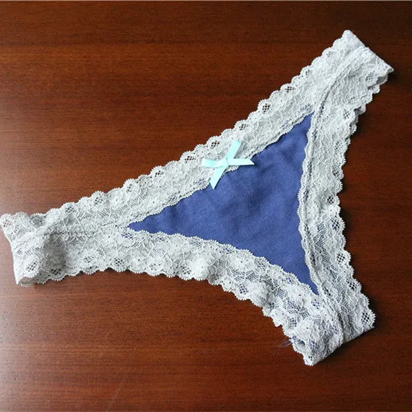 Voplidia Full Cotton Underwear Women 2017 Sexy Panties Thongs And G Strings Female Sexy Lace National T Back Lingerie PM003