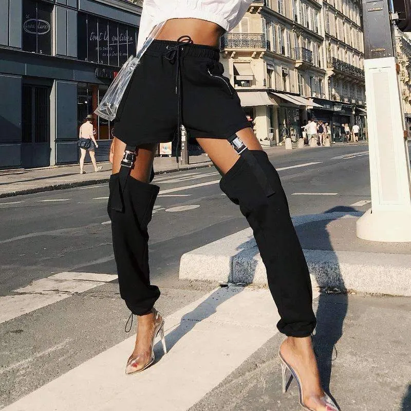 Wide Leg Drawstring Pants