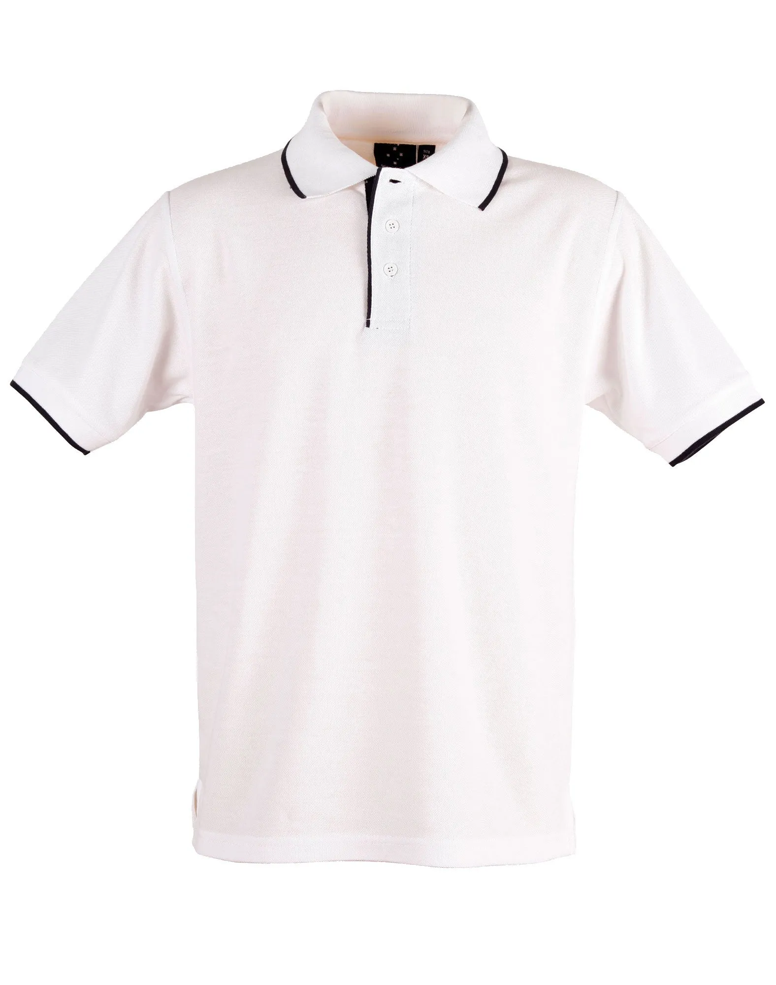 Winning Spirit Men's Contrast Pique Short Sleeve Polo 2nd( 4 colour)-(PS08)