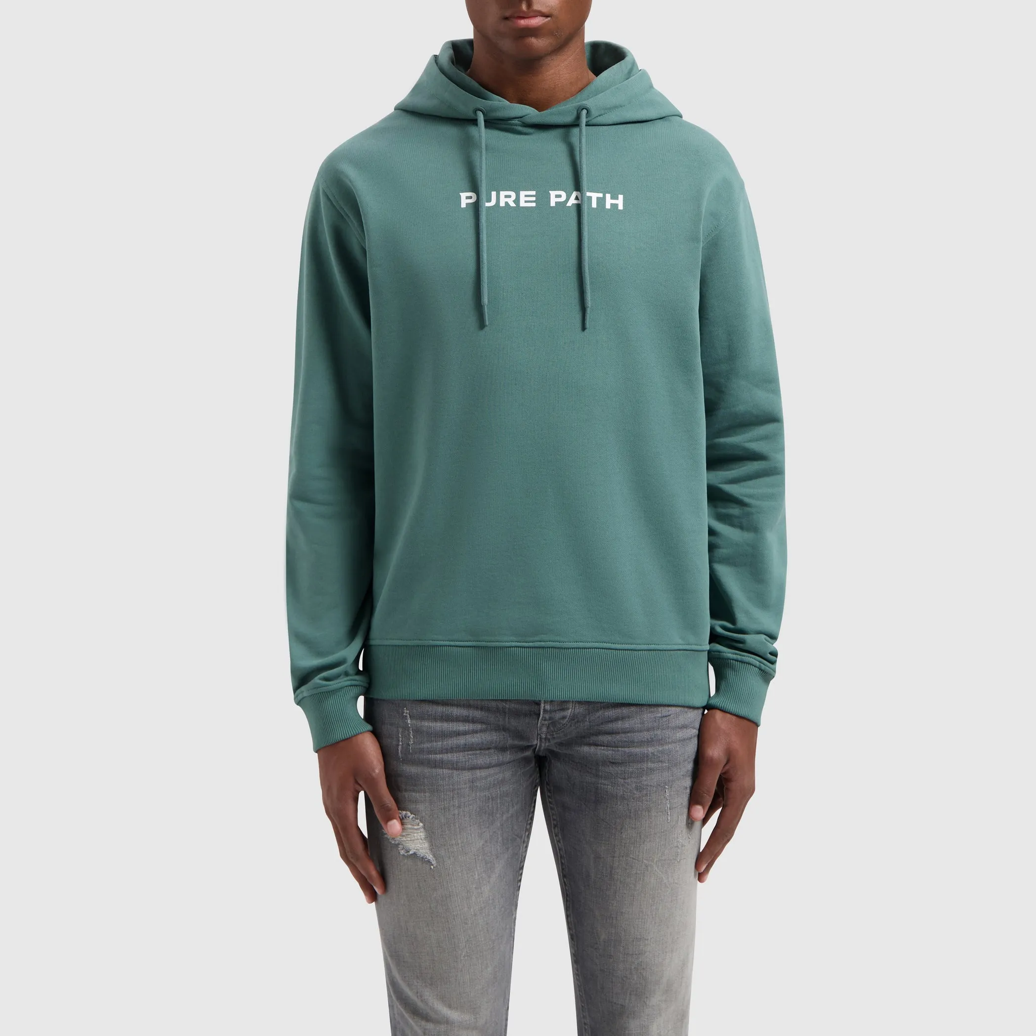 Wordmark Hoodie | Faded Green