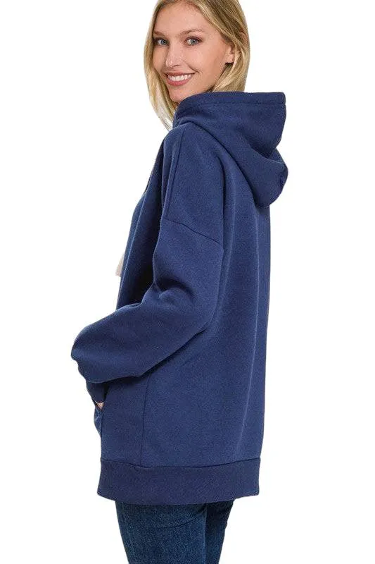 Zenana Loose Fit Hoodie